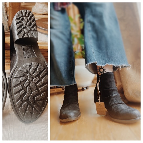 Born Black Distressed Booties - Picture 3 of 9